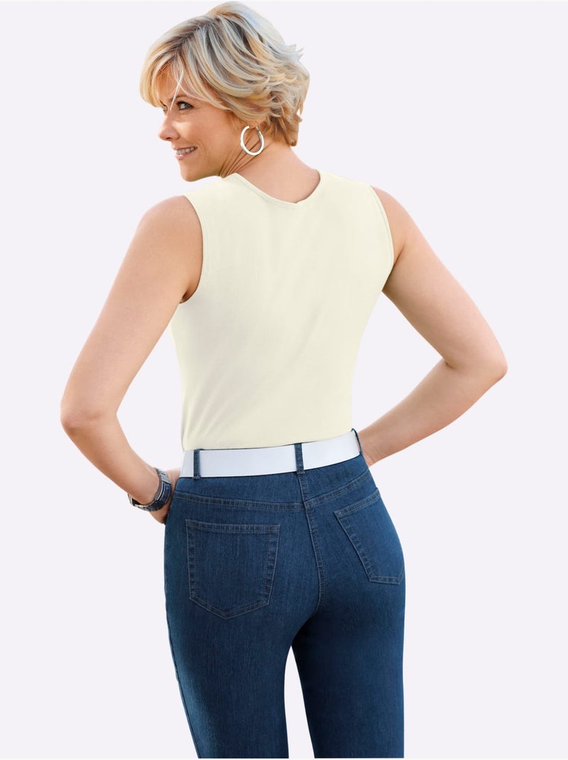 Débardeur Haute Qualité - Taille Standard - Witt Ecru - Kiabi