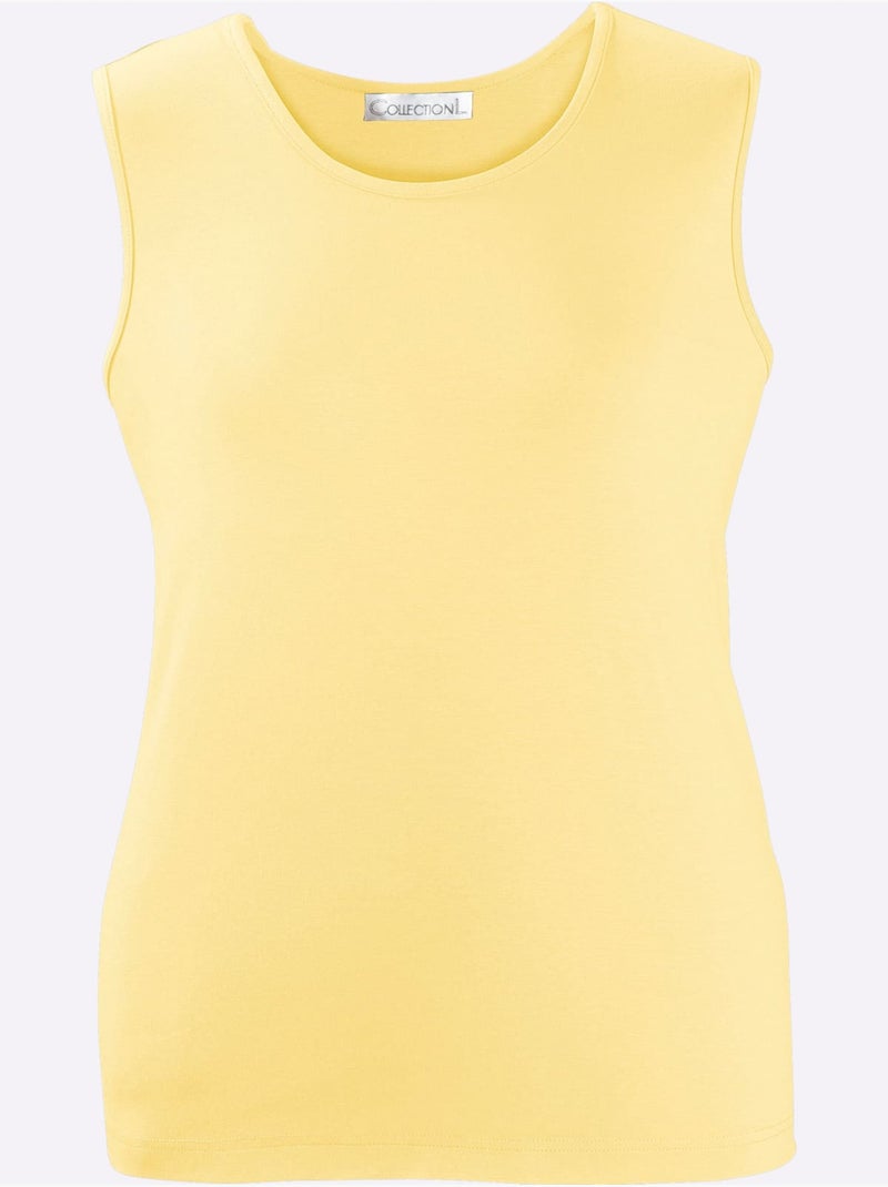 Débardeur Haute Qualité - Taille Standard - Witt Jaune poussin - Kiabi
