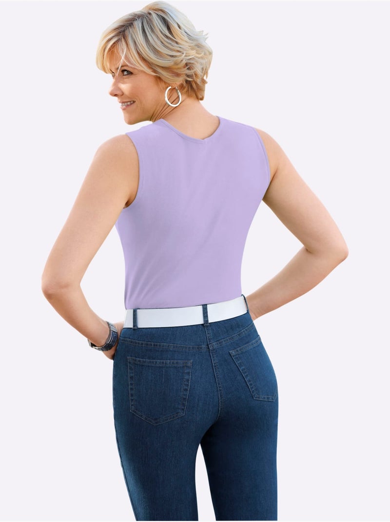 Débardeur Haute Qualité - Taille Standard - Witt Lavande - Kiabi