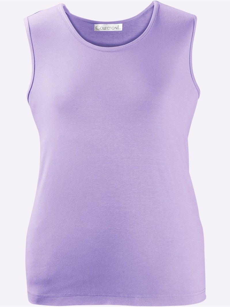 Débardeur Haute Qualité - Taille Standard - Witt Lavande - Kiabi