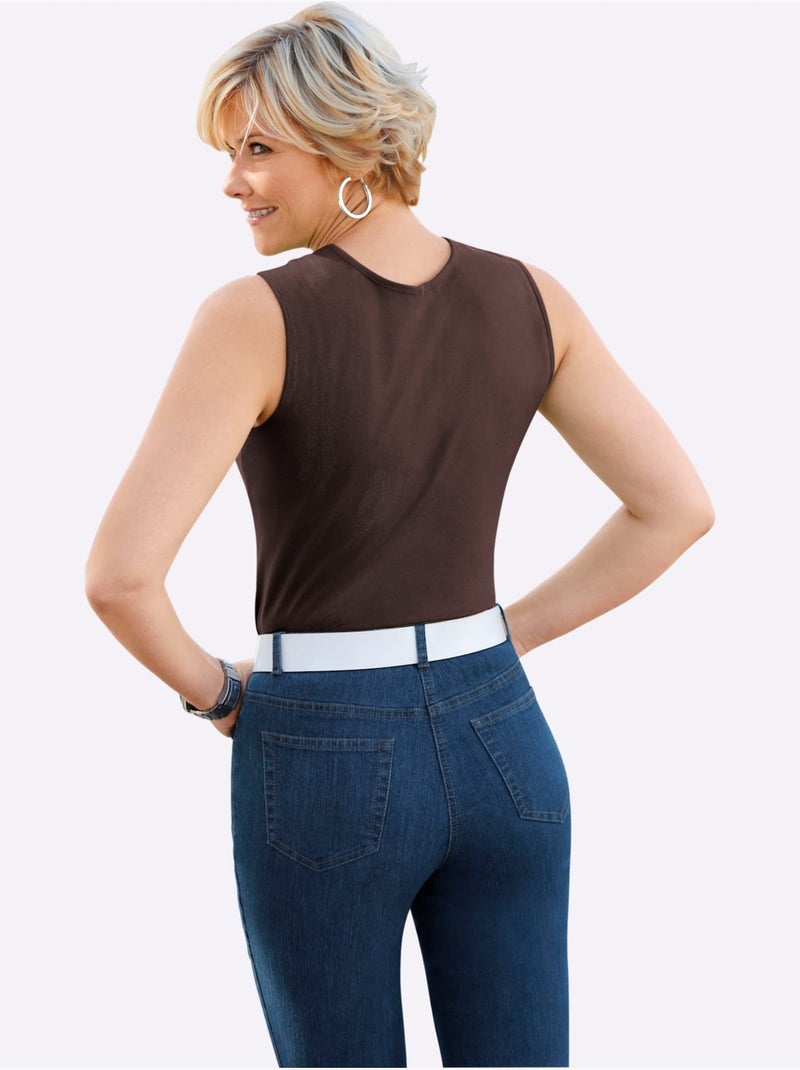 Débardeur Haute Qualité - Taille Standard - Witt Moka - Kiabi