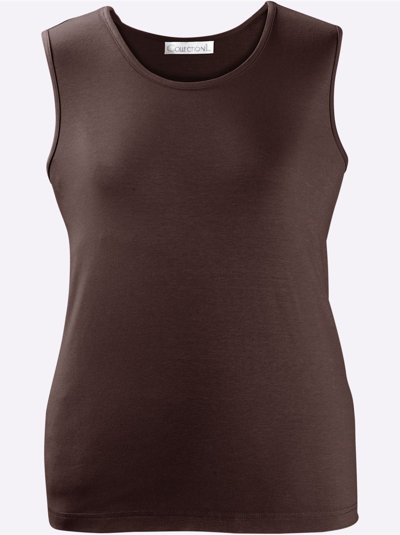 Débardeur Haute Qualité - Taille Standard - Witt Moka - Kiabi