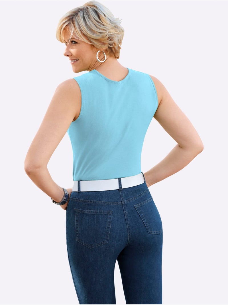 Débardeur Haute Qualité - Taille Standard - Witt Vert d'eau - Kiabi