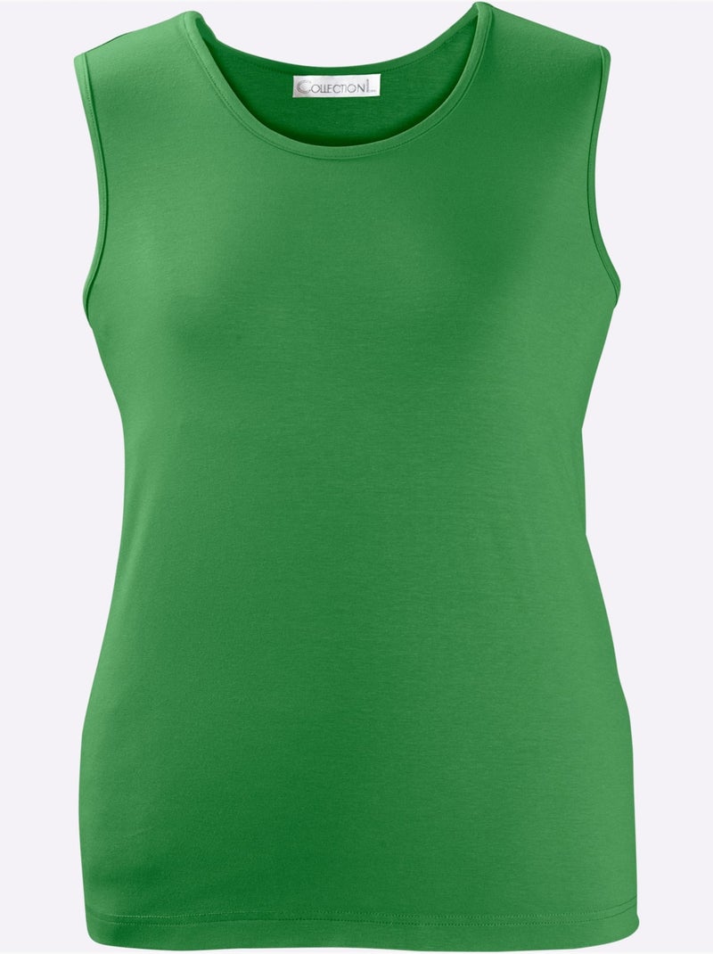 Débardeur Haute Qualité - Taille Standard - Witt Vert - Kiabi