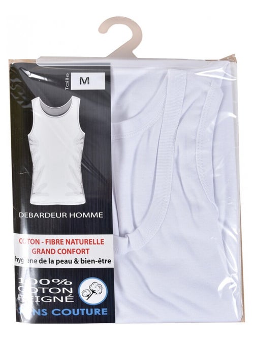 Débardeur Homme Fibre Naturelle Grand Confort - Kiabi