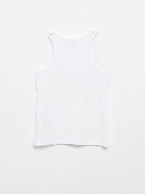 Débardeur imprimé à col rond - Kiabi