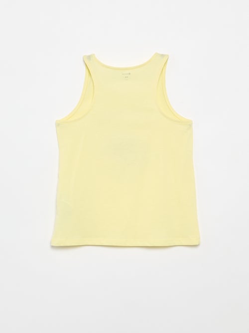 Débardeur imprimé à col rond - Kiabi