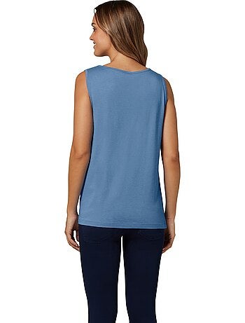 Débardeur Imprimé Dentelle Tendance - Taille Standard - Moda Vilona