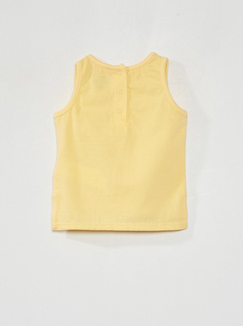 Débardeur imprimé 'Disney' 'Pluto' Jaune 'Pluto' - Kiabi