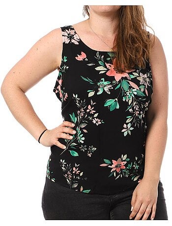 Débardeur Imprimé Femme Vero Moda CURVE
