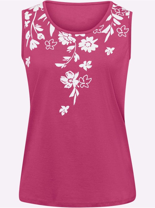 Débardeur Imprimé Floral - Taille Standard - Moda Vilona - Kiabi
