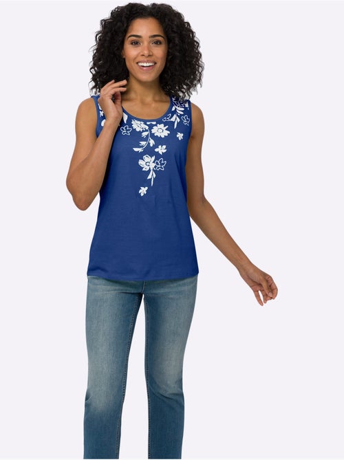 Débardeur Imprimé Floral - Taille Standard - Moda Vilona - Kiabi