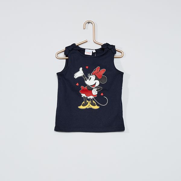 Débardeur imprimé 'Minnie' Bébé fille bleu marine Kiabi Veste en jean imprimée 'Minnie' Fille bleu Kiabi 19,00€
