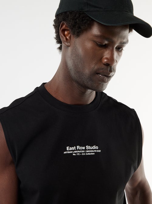 Débardeur imprimé recto/verso - Kiabi