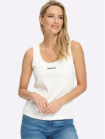 Débardeur Inscription Tendance - Taille Standard - Helline