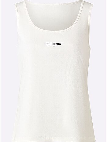 Débardeur Inscription Tendance - Taille Standard - Helline