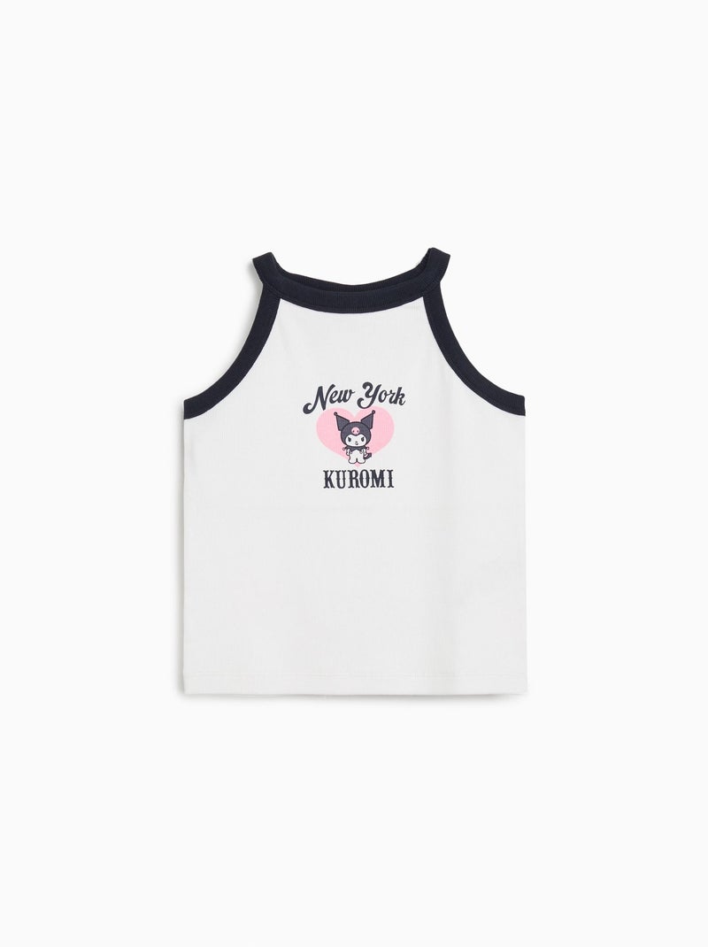 Débardeur « Kuromi » MO Fashion Blanc - Kiabi