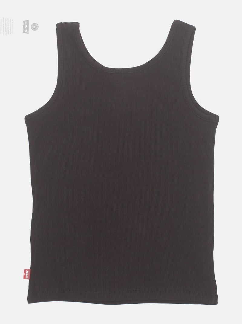 Débardeur Levi's Kids côtelé Noir - Kiabi