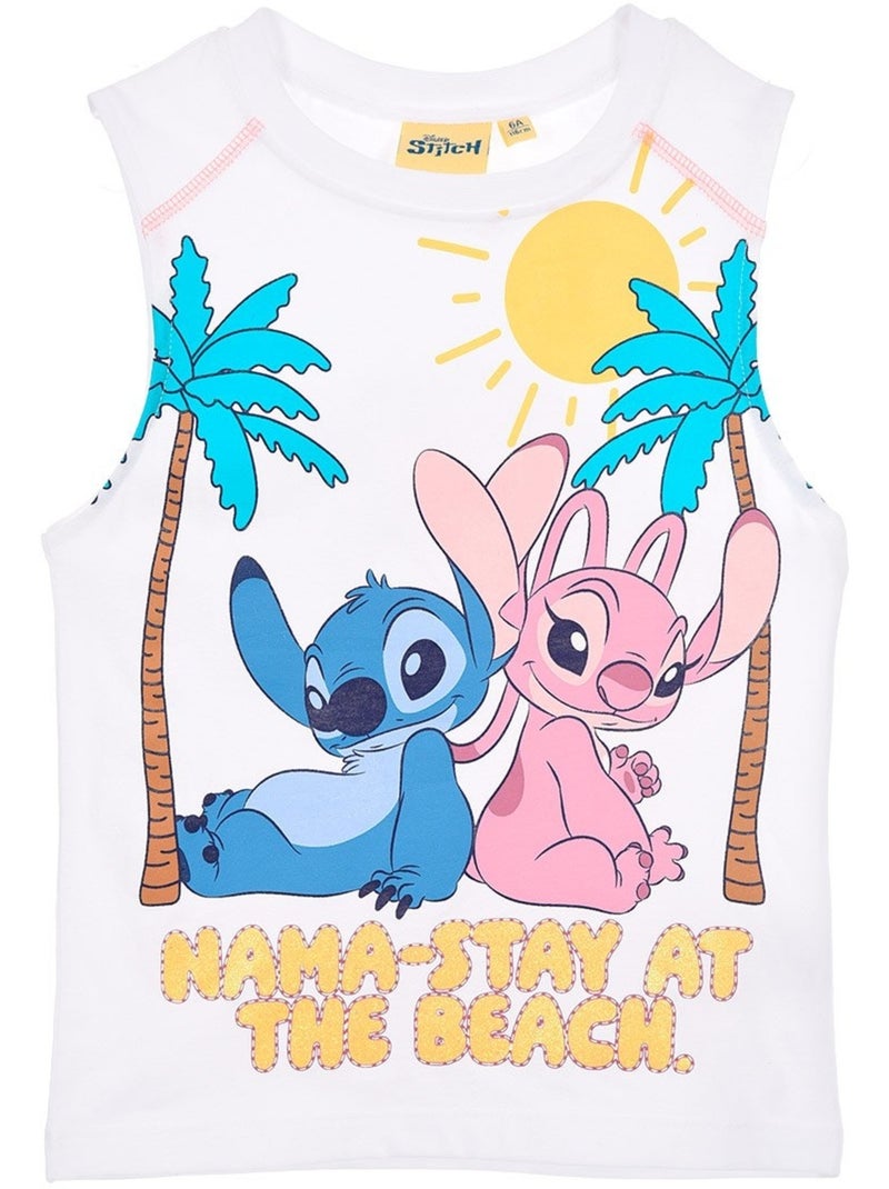 Débardeur Lilo et Stitch | Licence Officielle Blanc - Kiabi