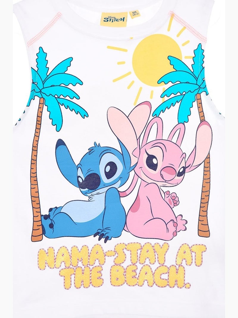 Débardeur Lilo et Stitch | Licence Officielle Blanc - Kiabi