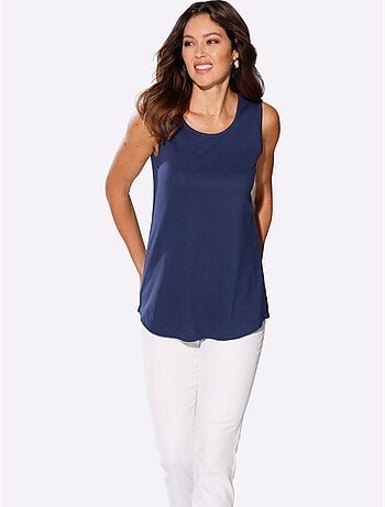 Lot de 2 - Débardeur Long Jolie Coupe Longue Moderne - Taille Standard - Moda Vilona