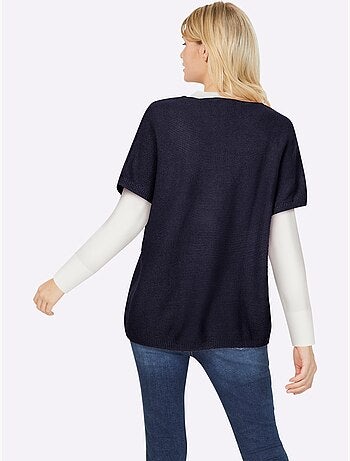 Débardeur Long Mailles à L'envers Tendance - Taille Standard - helline