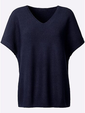 Débardeur Long Mailles à L'envers Tendance - Taille Standard - helline