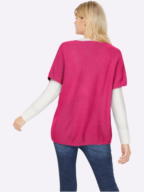 Débardeur Long Mailles à L'envers Tendance - Taille Standard - helline - Kiabi