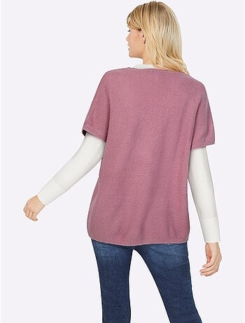 Débardeur Long Mailles à L'envers Tendance - Taille Standard - helline