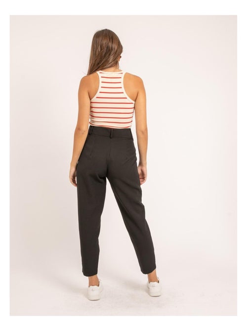 Débardeur maille côtelée rayé FELIXA - Kiabi