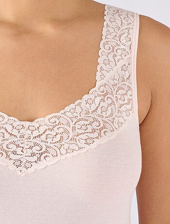 Débardeur maille pur coton peigné - Damart