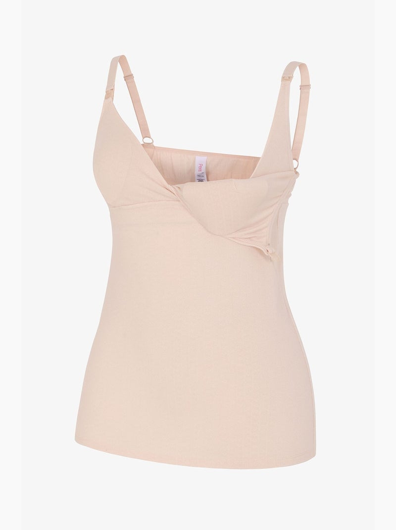 Débardeur mama à motif ajouré penti Beige argile - Kiabi