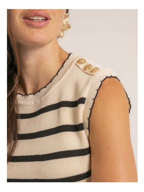 Débardeur marinière FERKINE - Kiabi