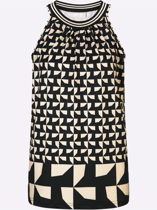 Débardeur Mélange De Motifs Tendance - Taille Standard - helline - Kiabi