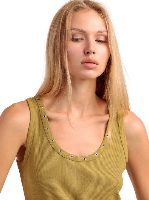 Débardeur Metallic Holes - Kiabi