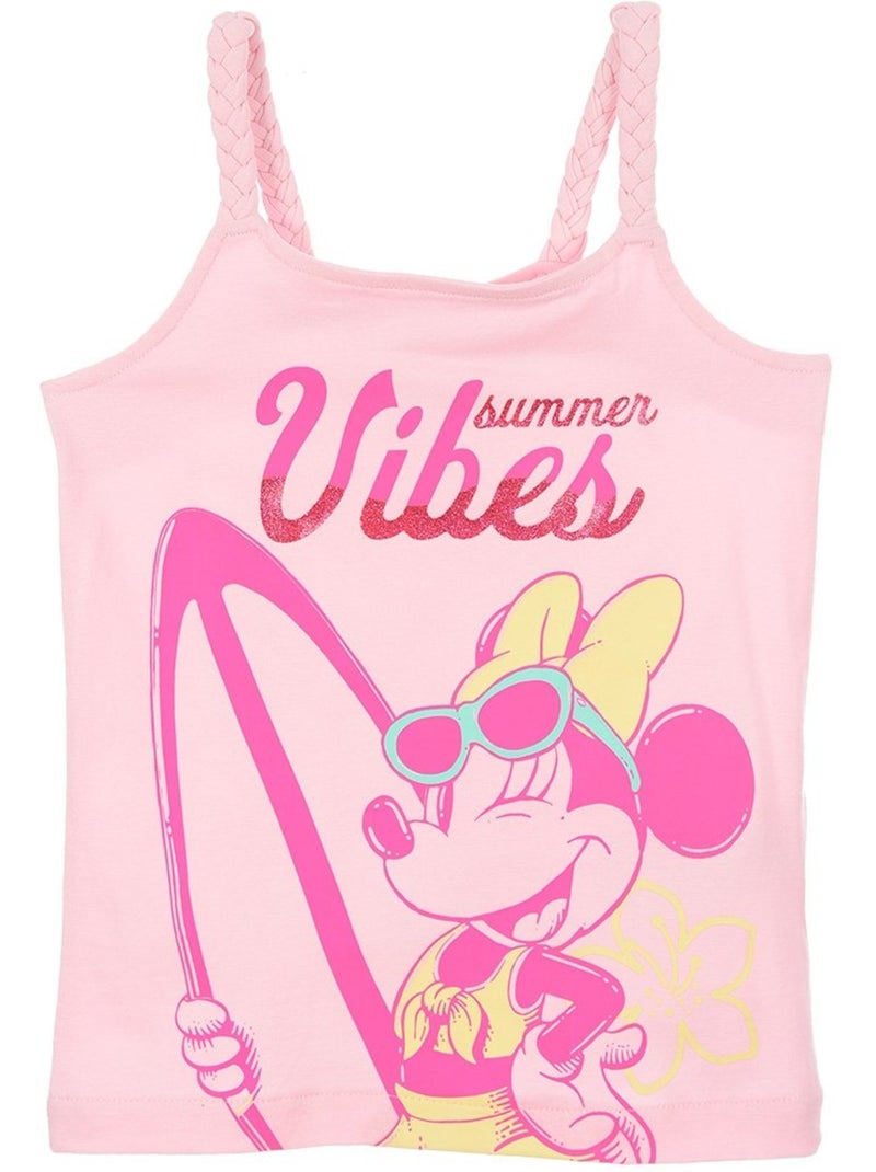 Débardeur Minnie Mouse | Licence Officielle Rose - Kiabi