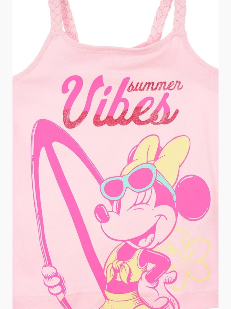 Débardeur Minnie Mouse | Licence Officielle Rose - Kiabi