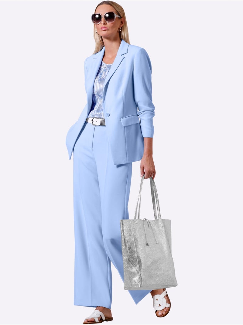 Débardeur Motif Original - Taille Standard - Helline Bleu Ecru - Kiabi