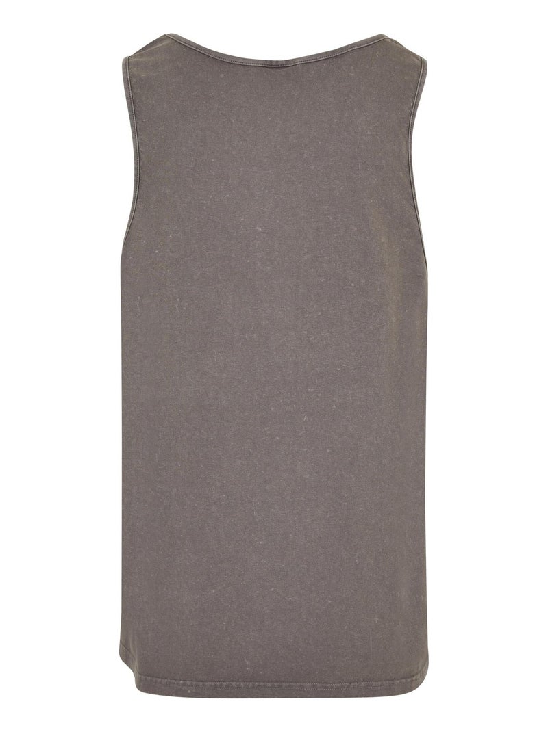 Débardeur motif/style délavé à l'acide - urban classics Gris Gris anthracite - Kiabi