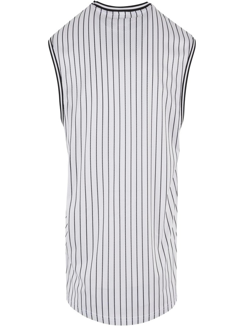 Débardeur motif/style rayé - urban classics Blanc Noir - Kiabi