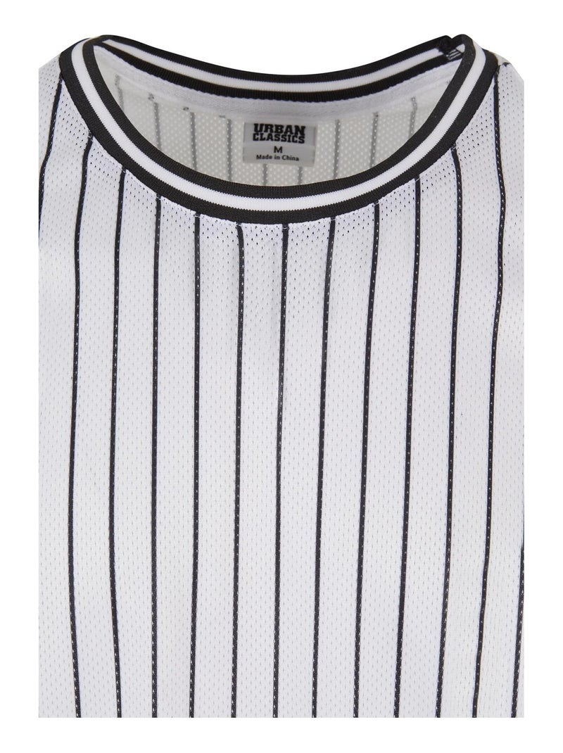 Débardeur motif/style rayé - urban classics Blanc Noir - Kiabi