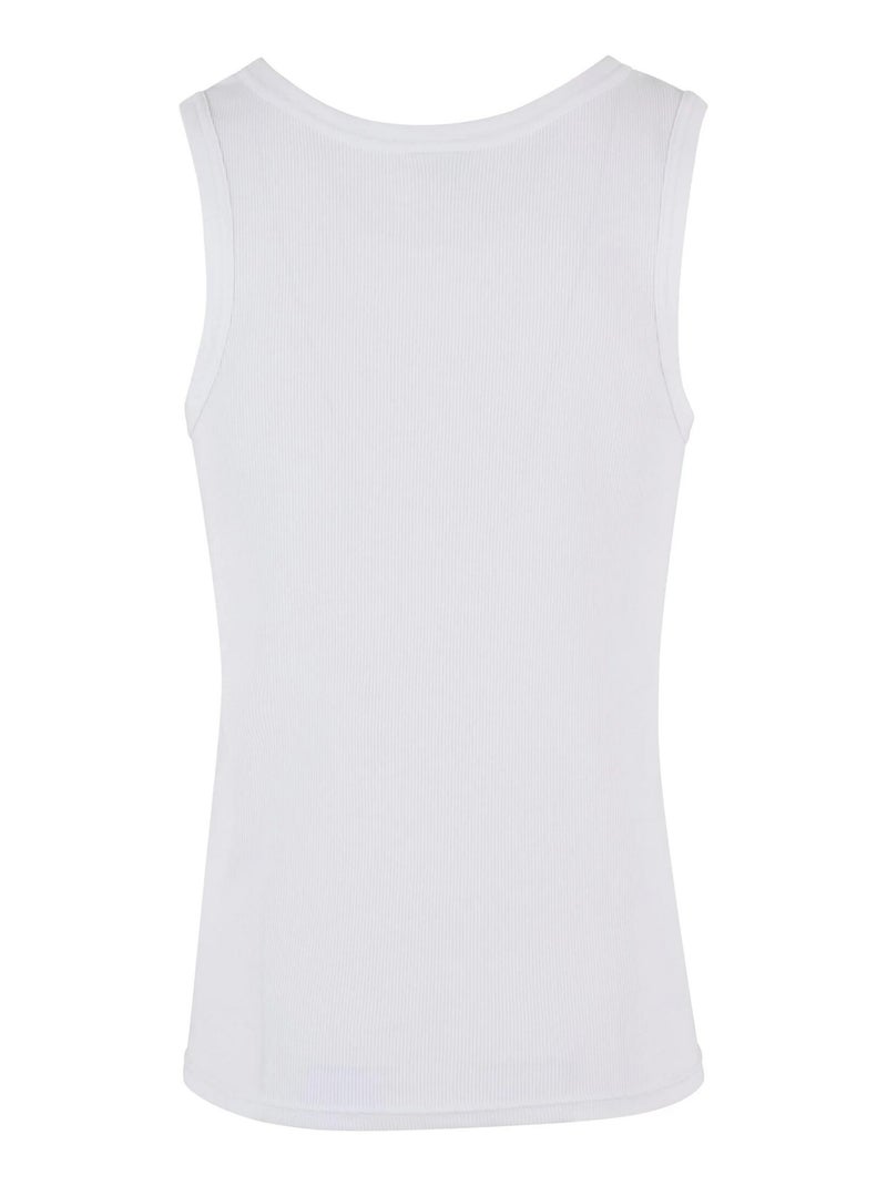 Débardeur motif/style uni - urban classics Blanc - Kiabi