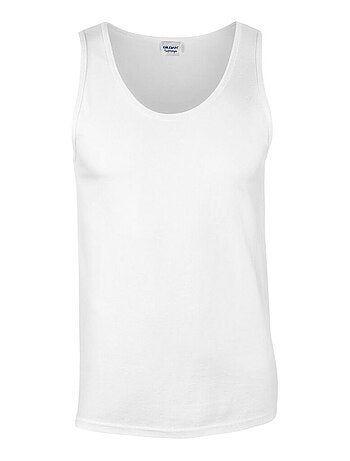 Débardeur motif/style uni softstyle - gildan