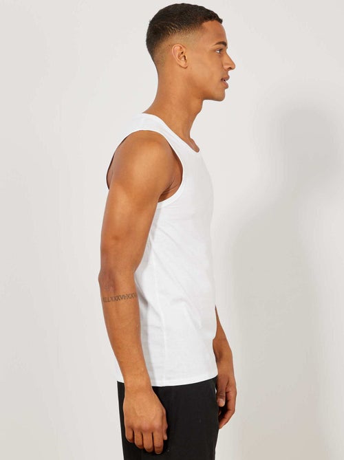 Débardeur nuit en jersey uni - Kiabi