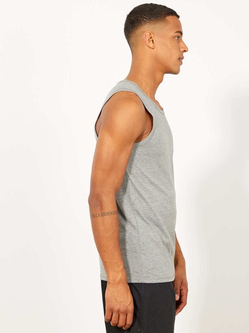 Débardeur nuit en jersey uni - Kiabi