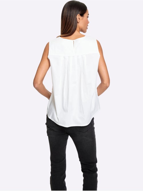 Débardeur Partie Plissée Au Dos, Largeur Affinante - Taille Standard - helline - Kiabi