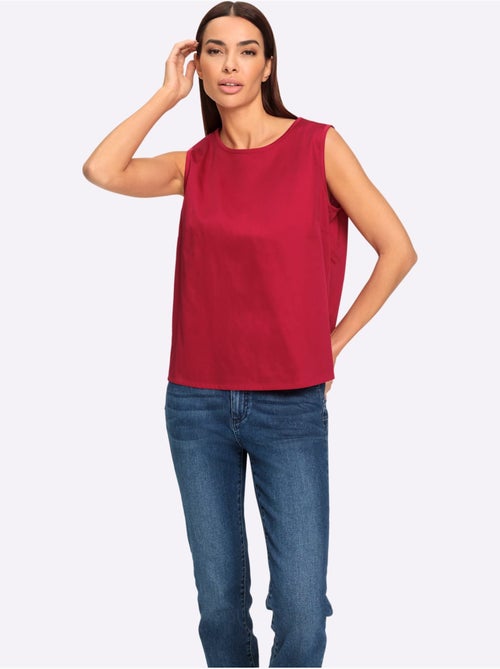 Débardeur Partie Plissée Au Dos, Largeur Affinante - Taille Standard - helline - Kiabi