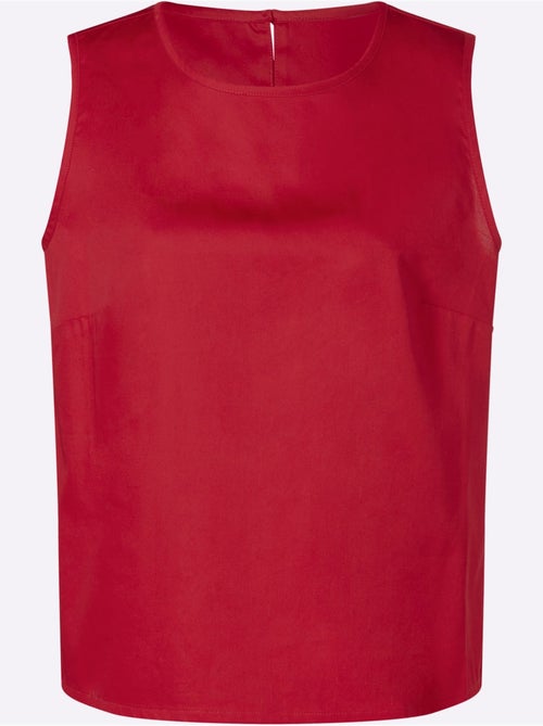 Débardeur Partie Plissée Au Dos, Largeur Affinante - Taille Standard - helline - Kiabi