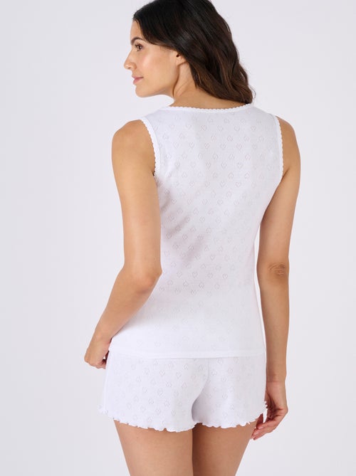 Débardeur Petits Coeurs - édition limitée - Damart - Kiabi