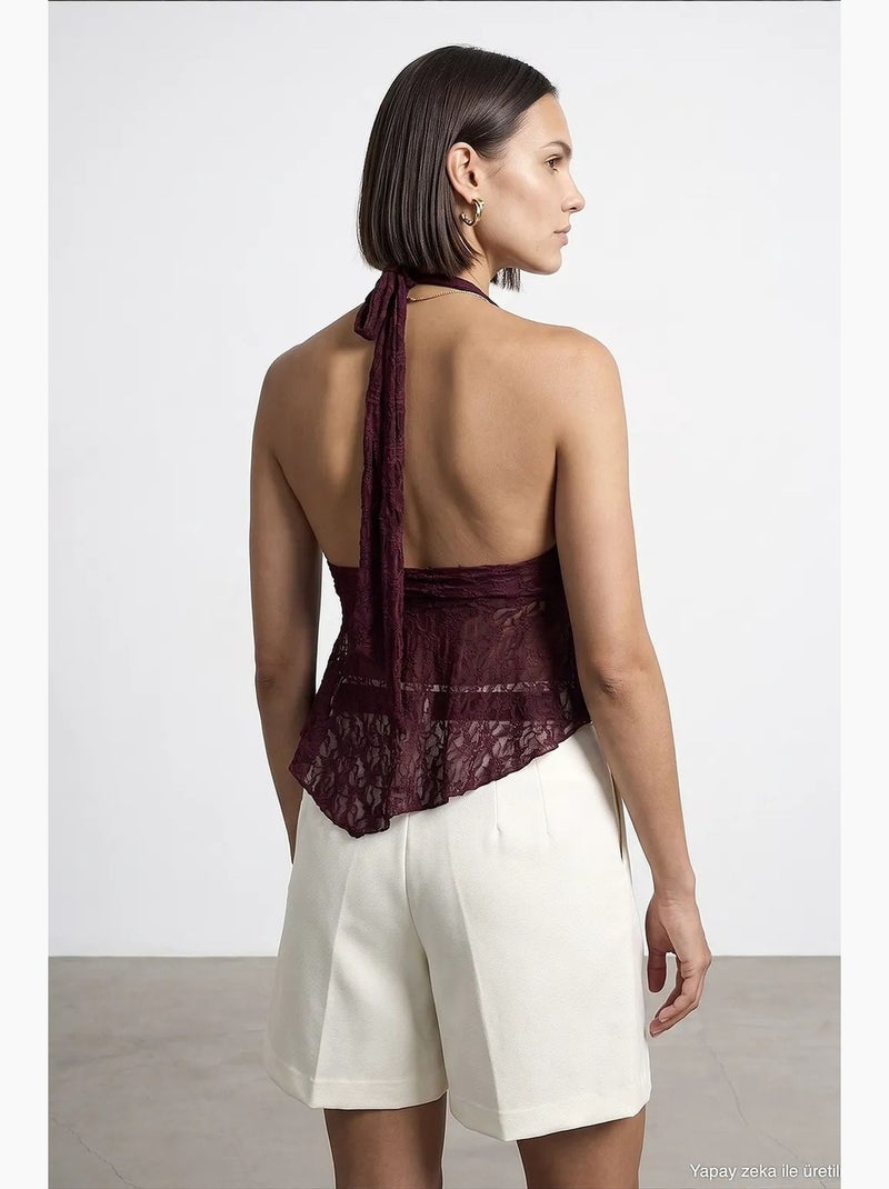 Débardeur polyamide élasthanne dilvin Rouge bordeaux - Kiabi